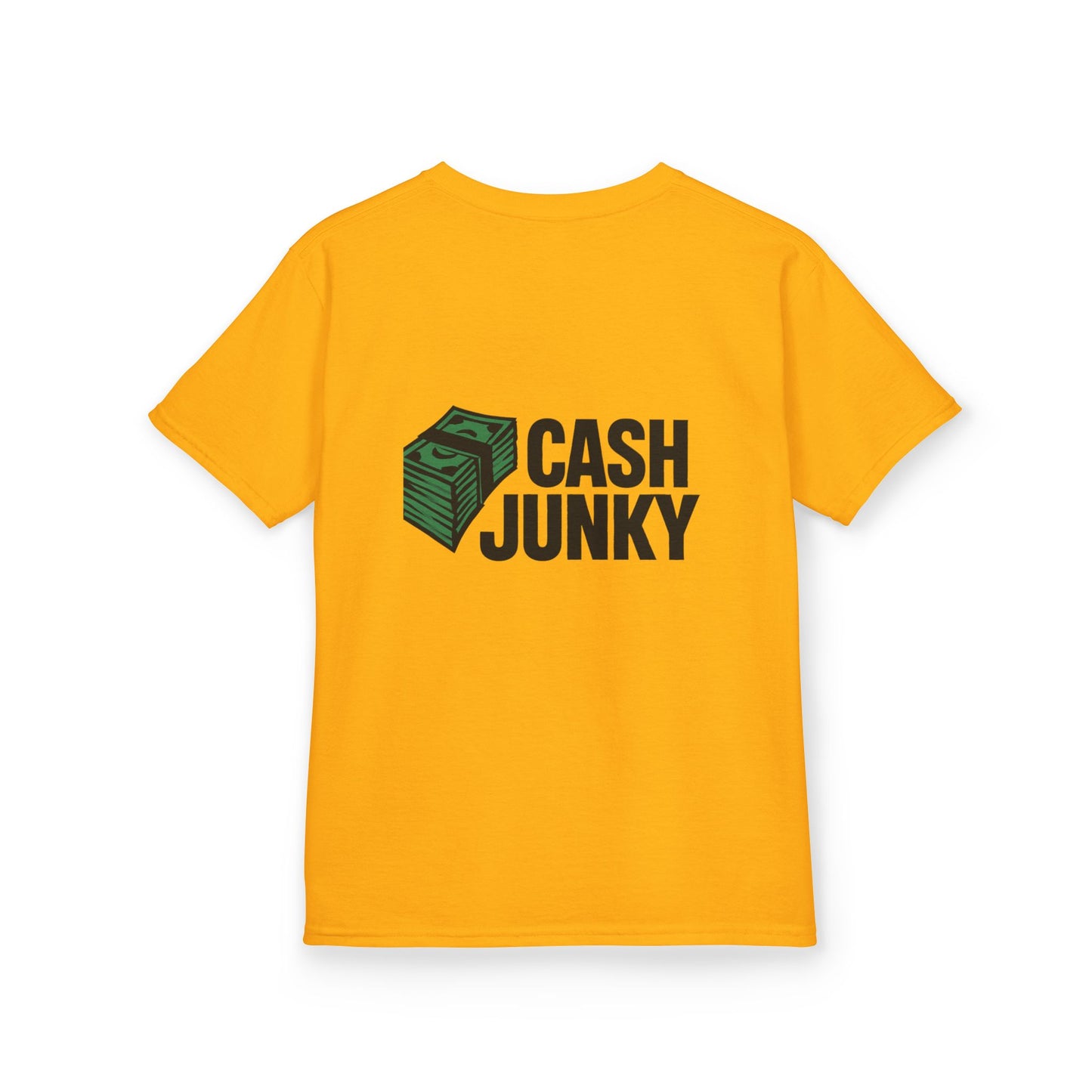 Cool Cash Junky Tee for Kids - Perfect Gift, Birthday, Everyday Wear, Comfortable Cotton, Trendy and Stylish
