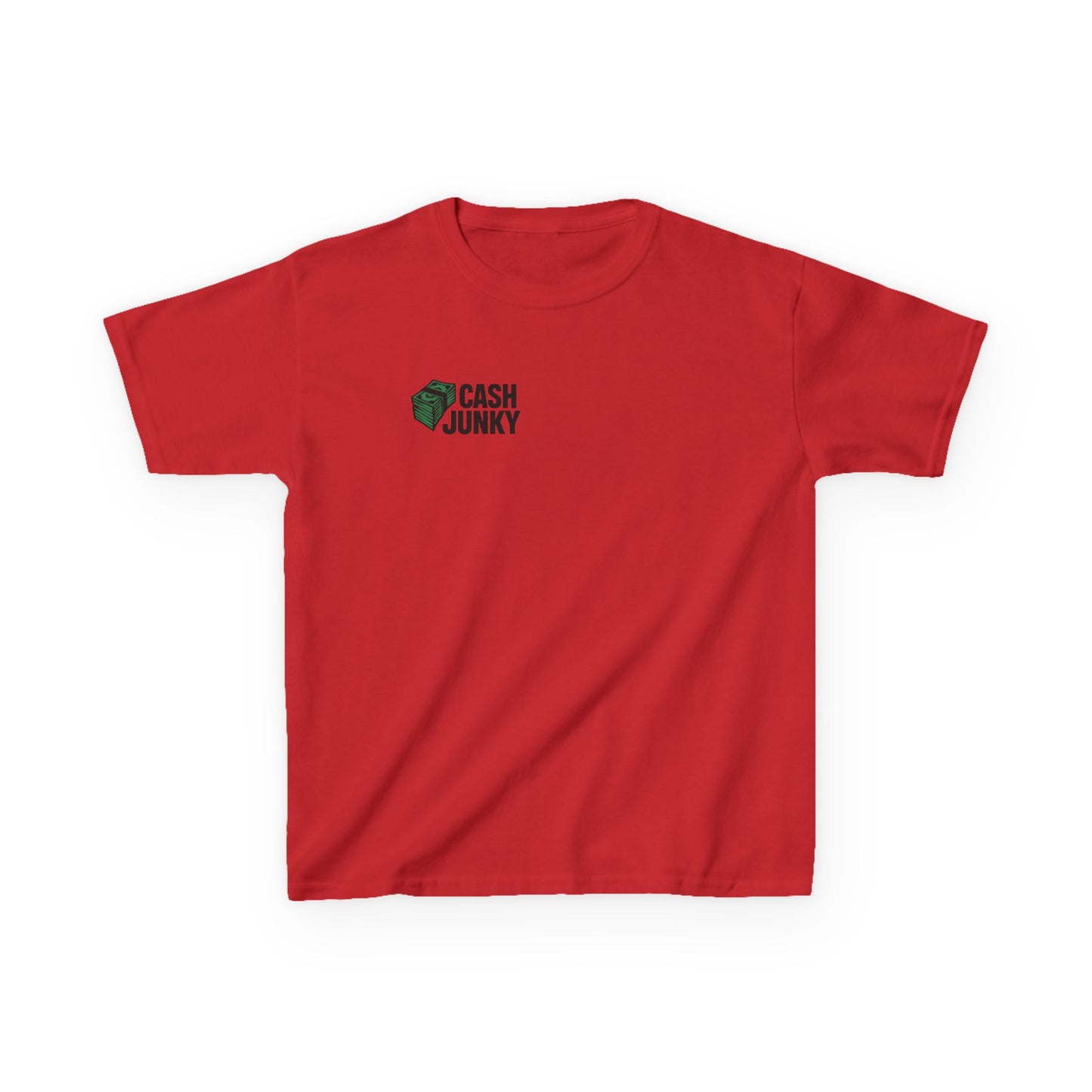 Cool Cash Junky Tee for Kids - Perfect Gift, Birthday, Everyday Wear, Comfortable Cotton, Trendy and Stylish