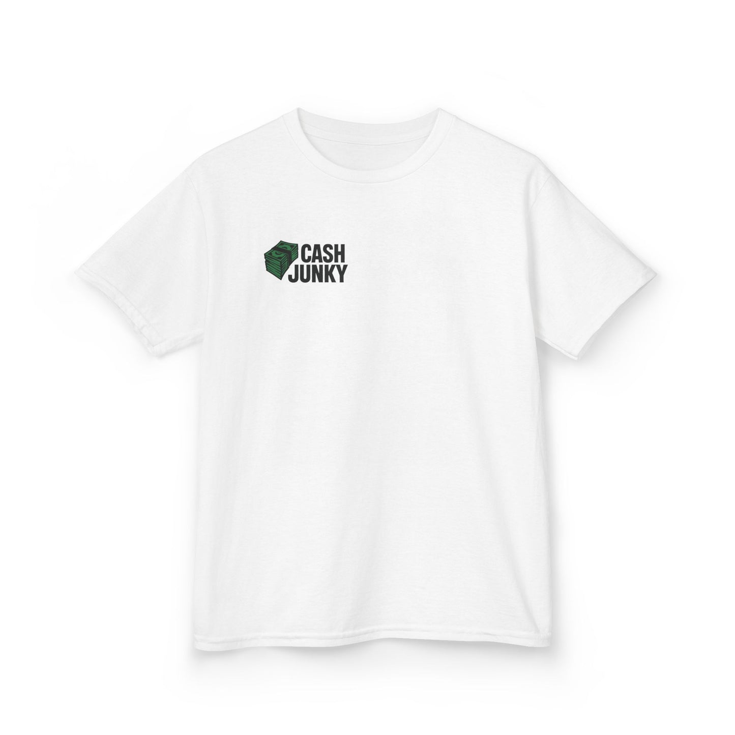 Cool Cash Junky Tee for Kids - Perfect Gift, Birthday, Everyday Wear, Comfortable Cotton, Trendy and Stylish
