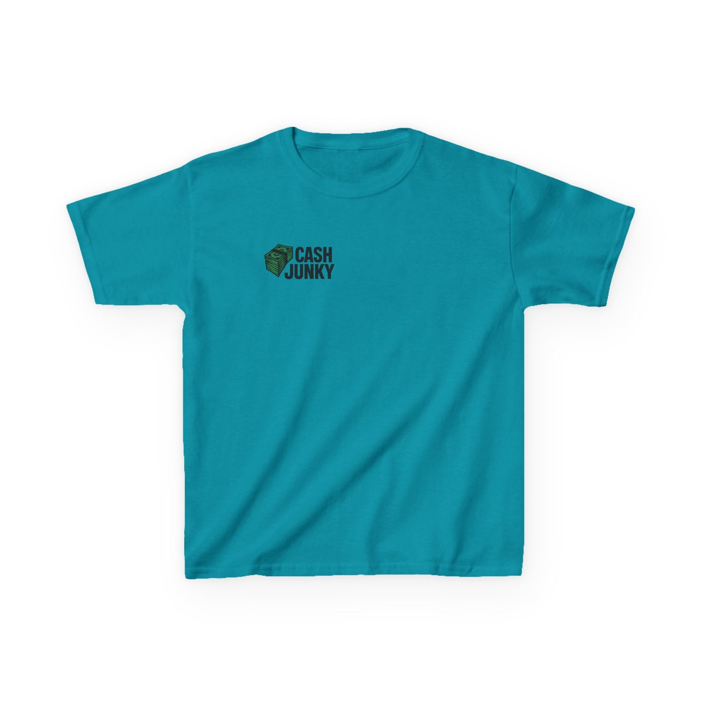Cool Cash Junky Tee for Kids - Perfect Gift, Birthday, Everyday Wear, Comfortable Cotton, Trendy and Stylish