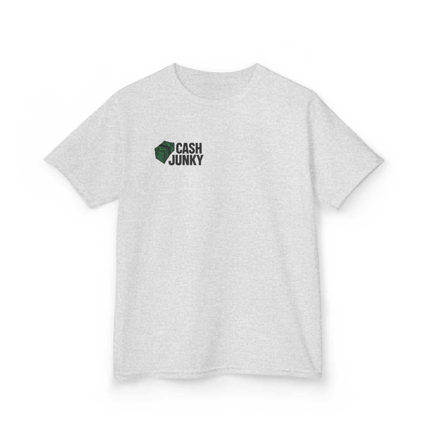 Cool Cash Junky Tee for Kids - Perfect Gift, Birthday, Everyday Wear, Comfortable Cotton, Trendy and Stylish