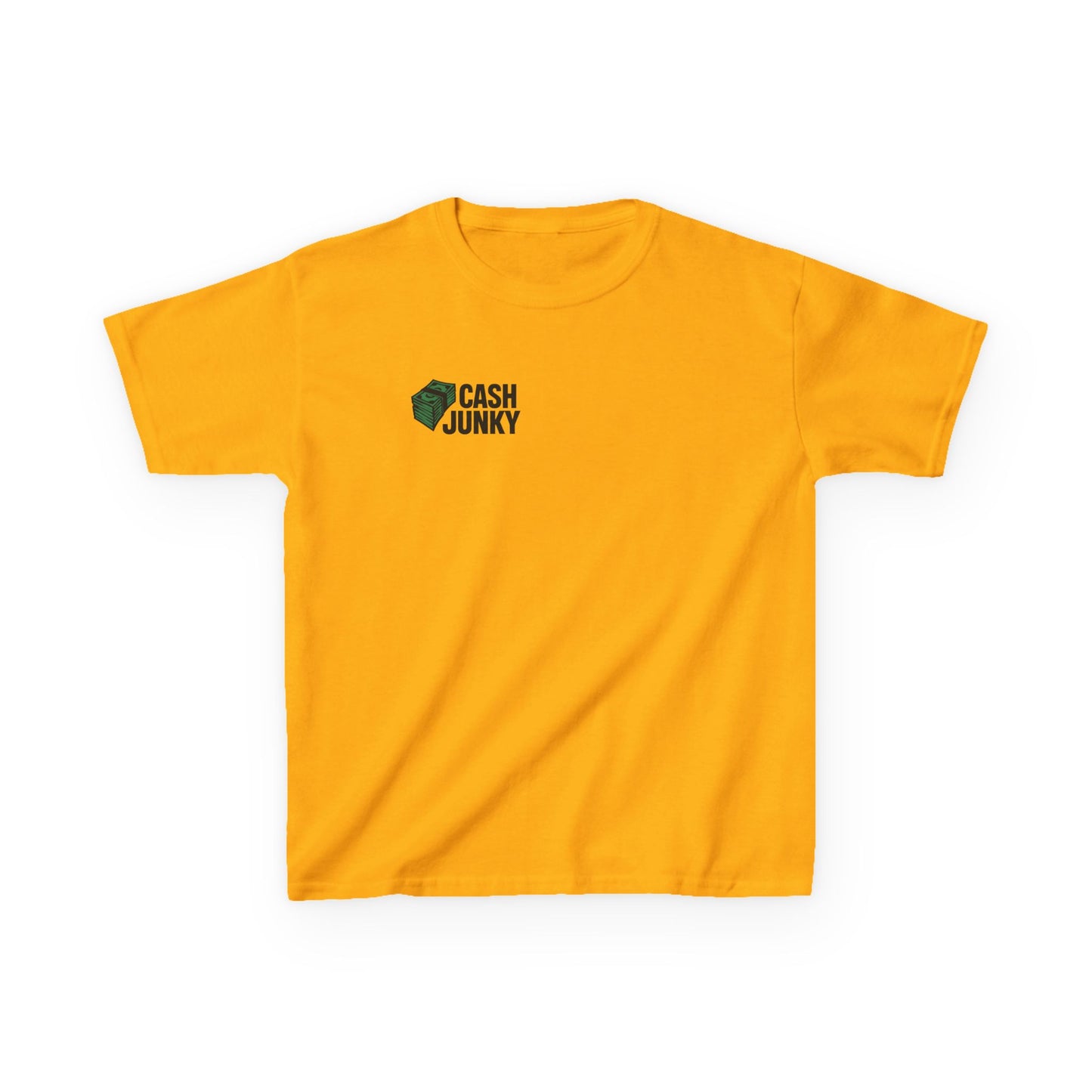 Cool Cash Junky Tee for Kids - Perfect Gift, Birthday, Everyday Wear, Comfortable Cotton, Trendy and Stylish