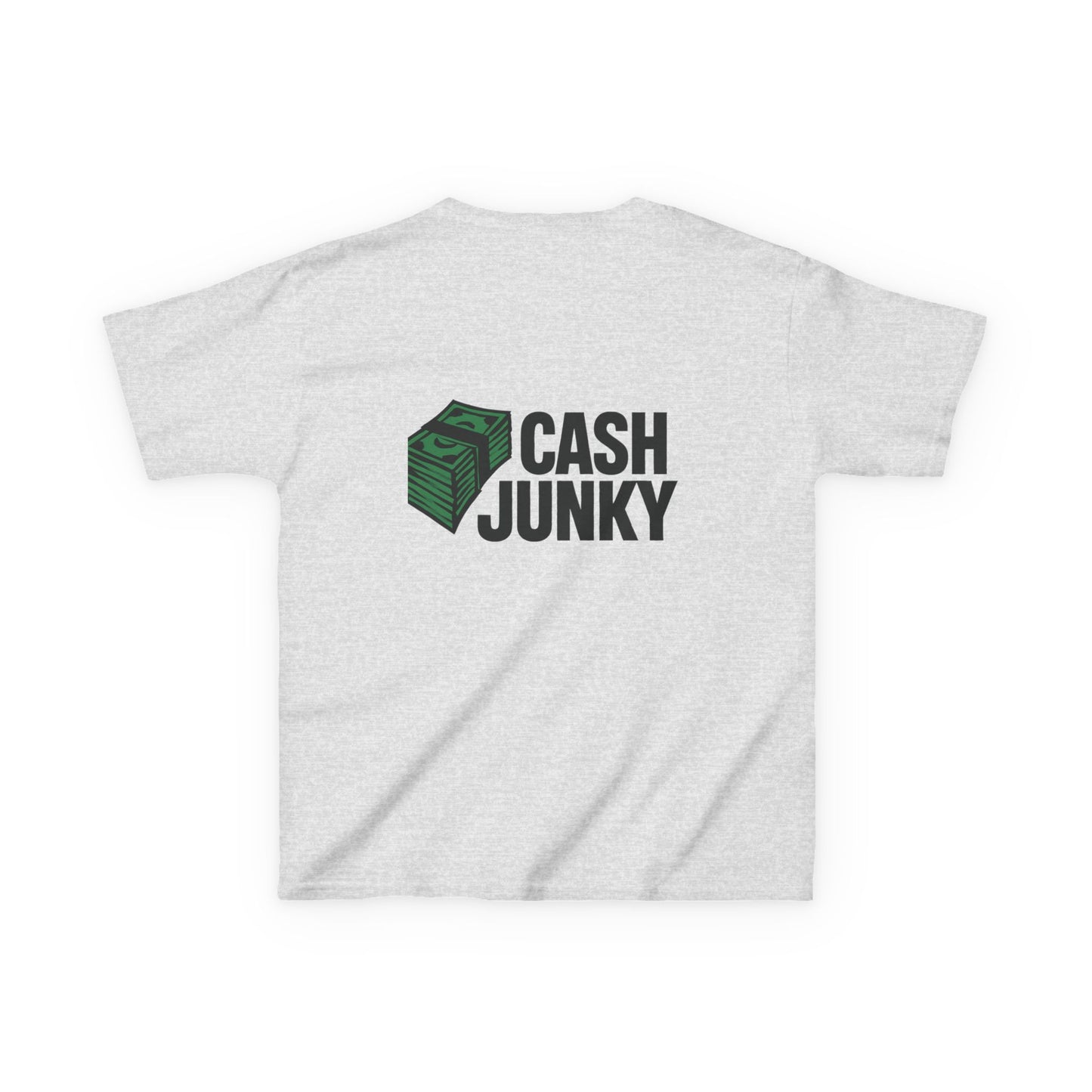 Cool Cash Junky Tee for Kids - Perfect Gift, Birthday, Everyday Wear, Comfortable Cotton, Trendy and Stylish