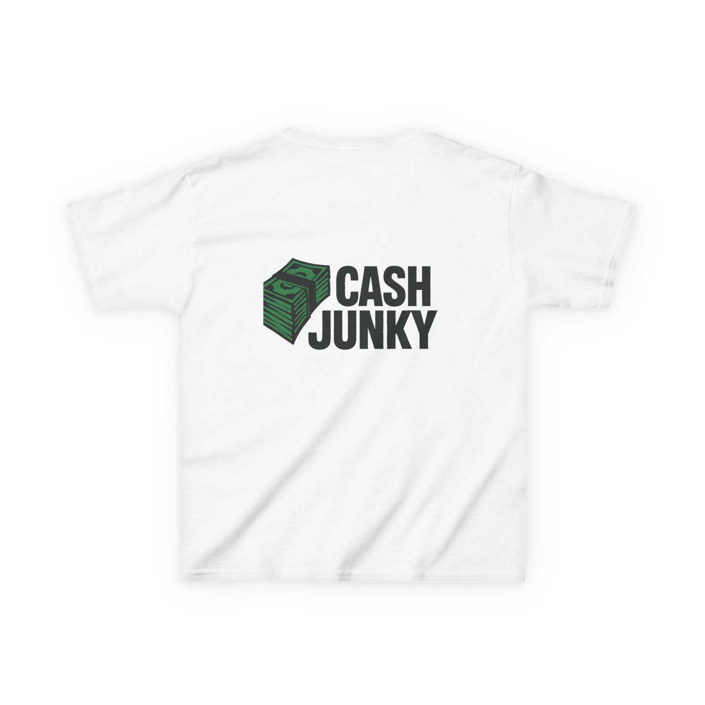Cool Cash Junky Tee for Kids - Perfect Gift, Birthday, Everyday Wear, Comfortable Cotton, Trendy and Stylish