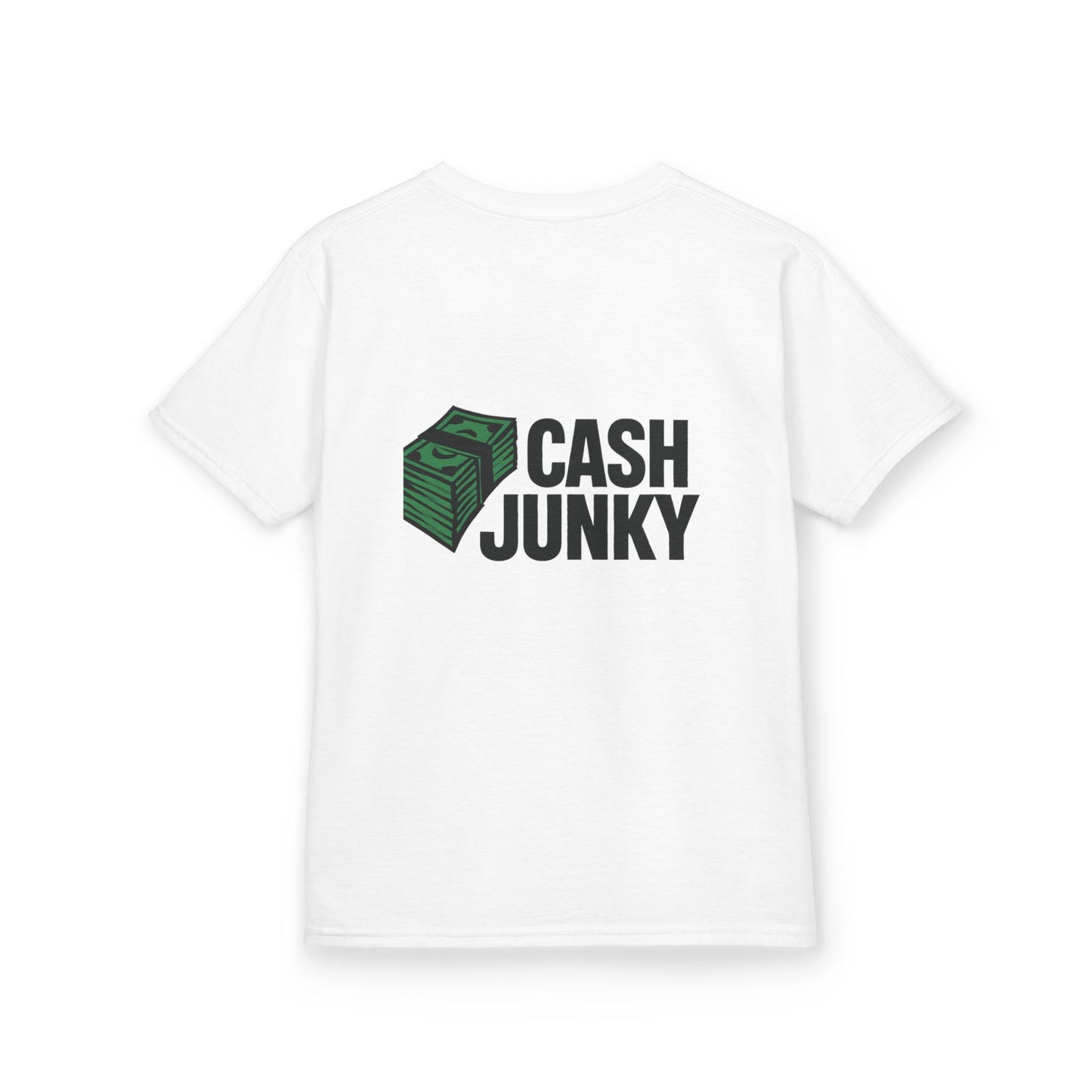 Cool Cash Junky Tee for Kids - Perfect Gift, Birthday, Everyday Wear, Comfortable Cotton, Trendy and Stylish