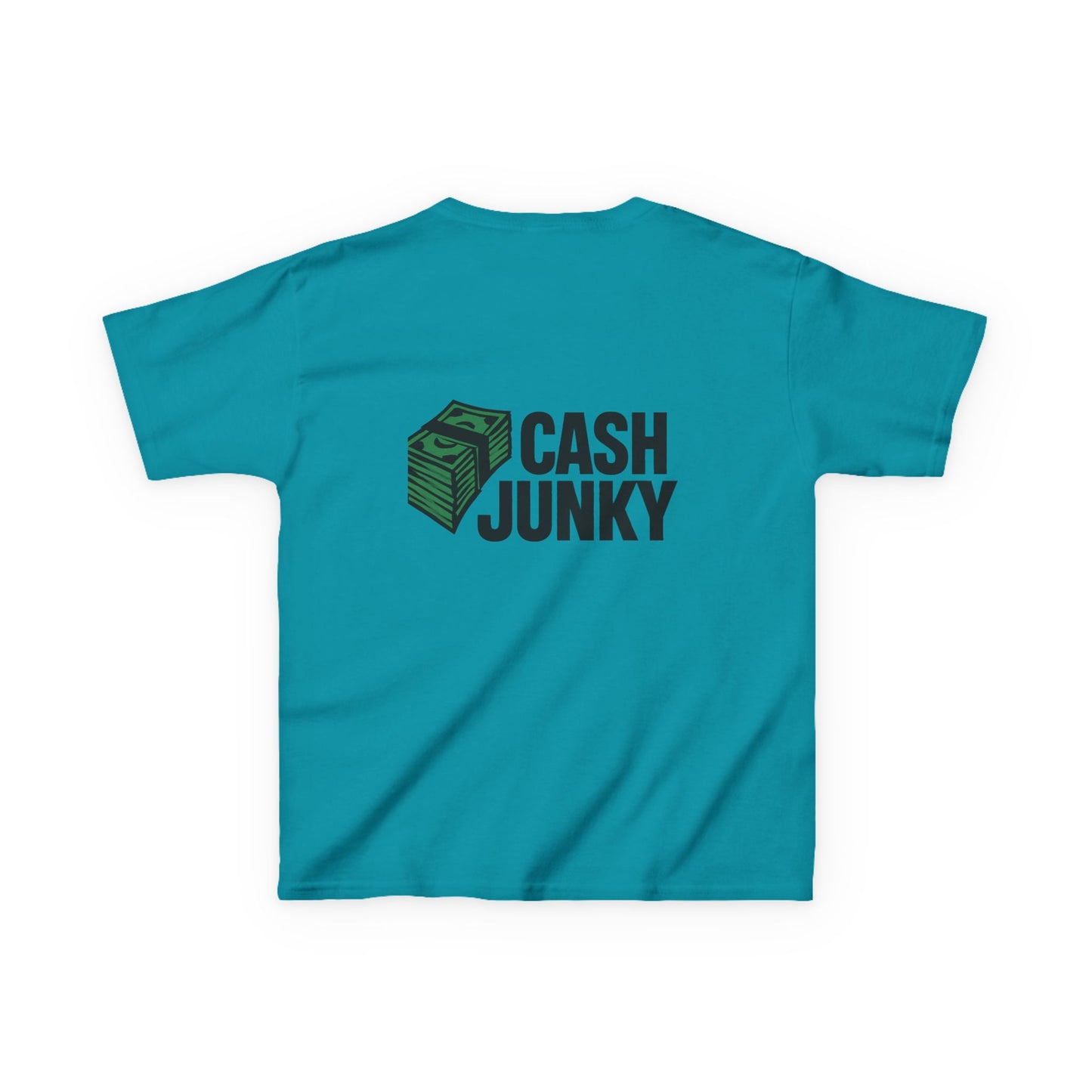 Cool Cash Junky Tee for Kids - Perfect Gift, Birthday, Everyday Wear, Comfortable Cotton, Trendy and Stylish