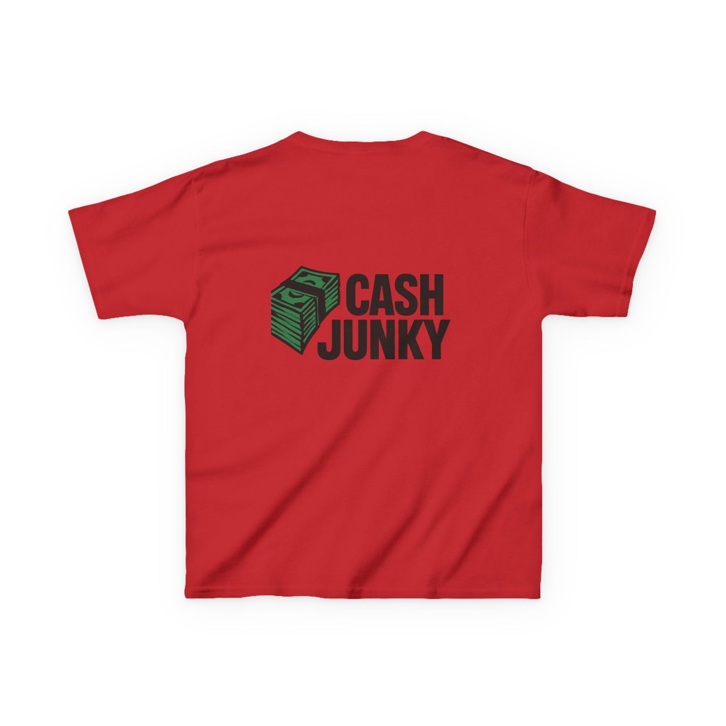 Cool Cash Junky Tee for Kids - Perfect Gift, Birthday, Everyday Wear, Comfortable Cotton, Trendy and Stylish