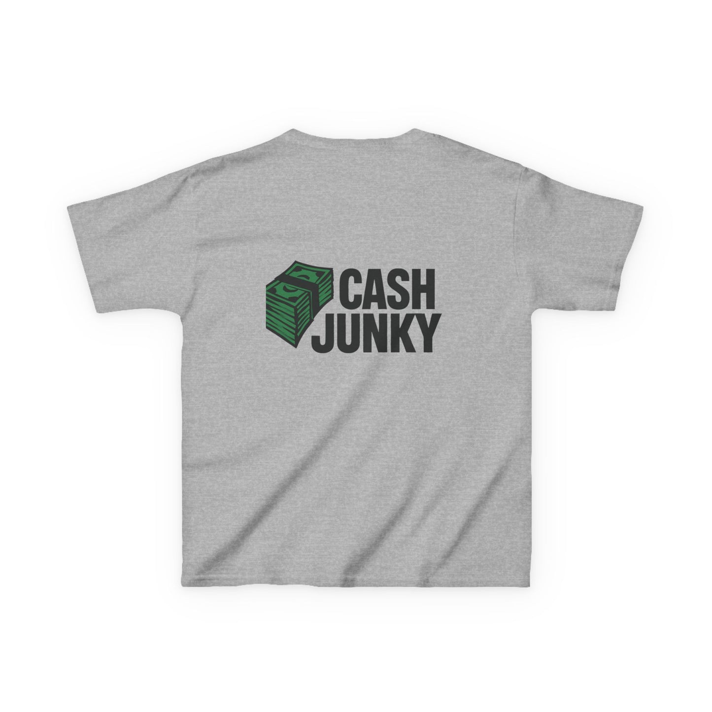 Cool Cash Junky Tee for Kids - Perfect Gift, Birthday, Everyday Wear, Comfortable Cotton, Trendy and Stylish