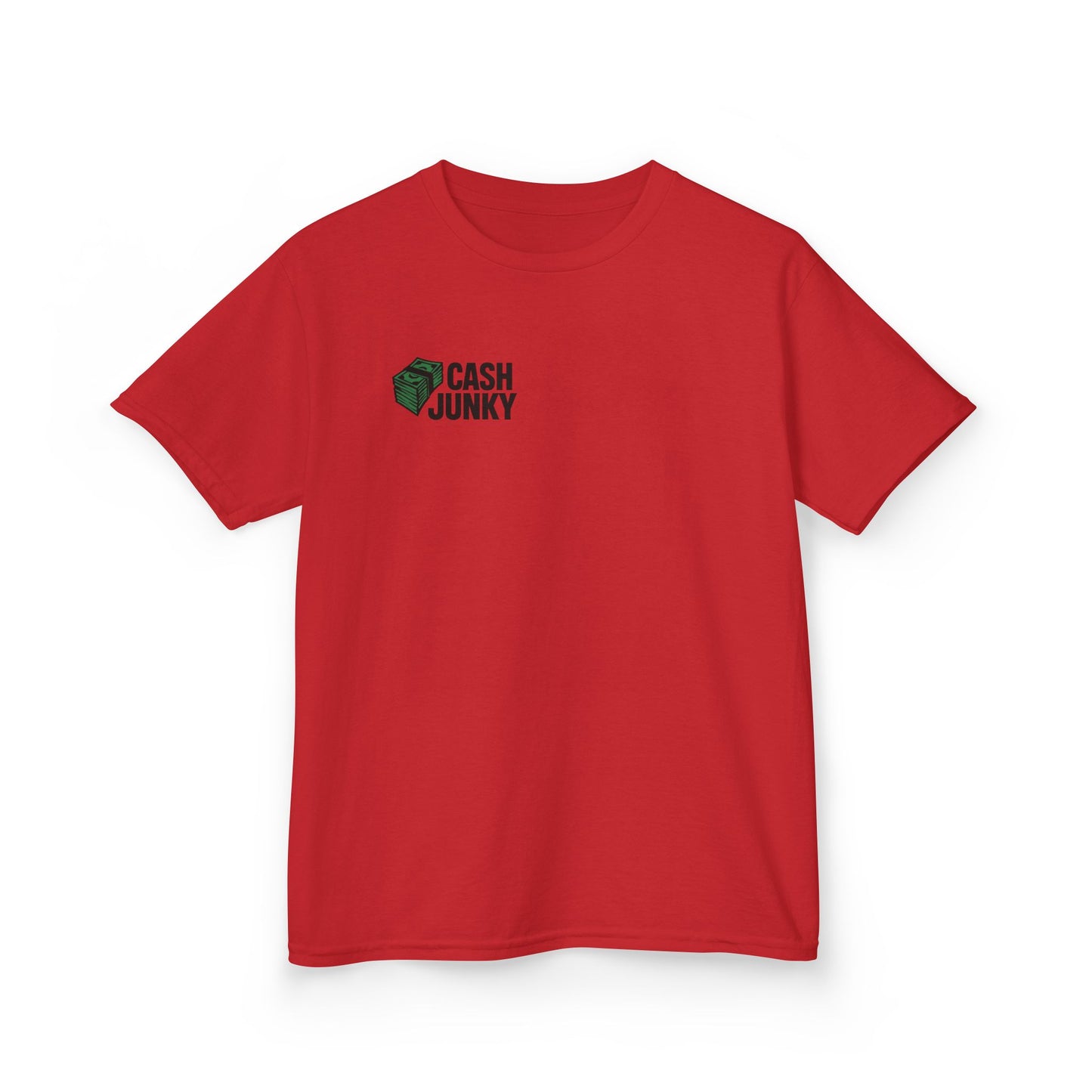 Cool Cash Junky Tee for Kids - Perfect Gift, Birthday, Everyday Wear, Comfortable Cotton, Trendy and Stylish