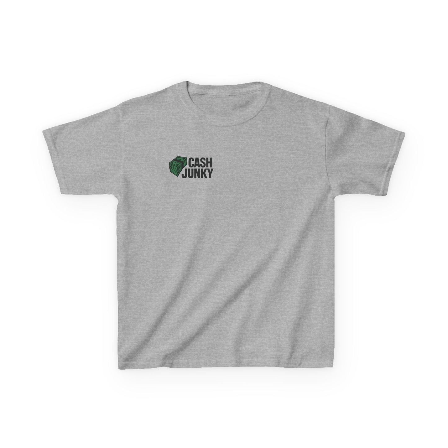 Cool Cash Junky Tee for Kids - Perfect Gift, Birthday, Everyday Wear, Comfortable Cotton, Trendy and Stylish