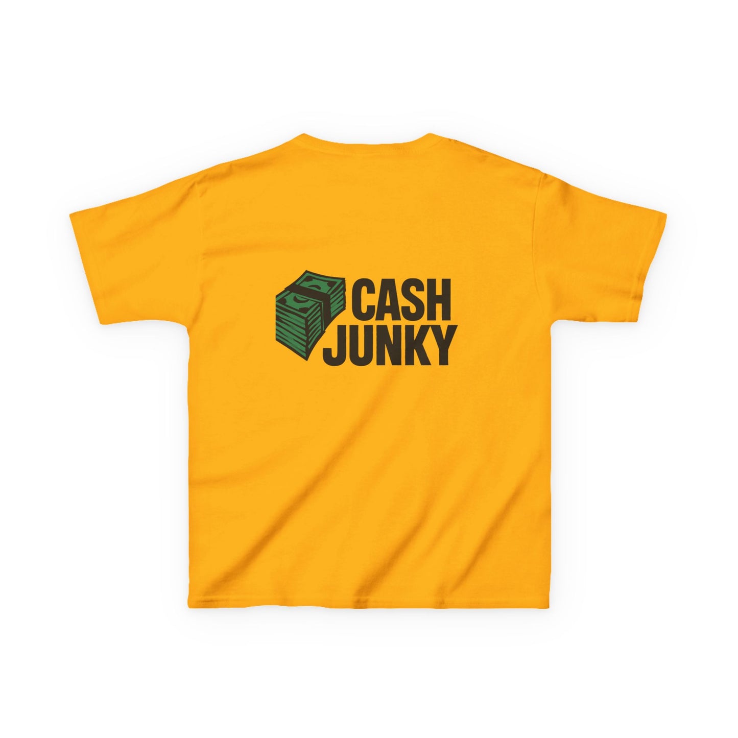 Cool Cash Junky Tee for Kids - Perfect Gift, Birthday, Everyday Wear, Comfortable Cotton, Trendy and Stylish