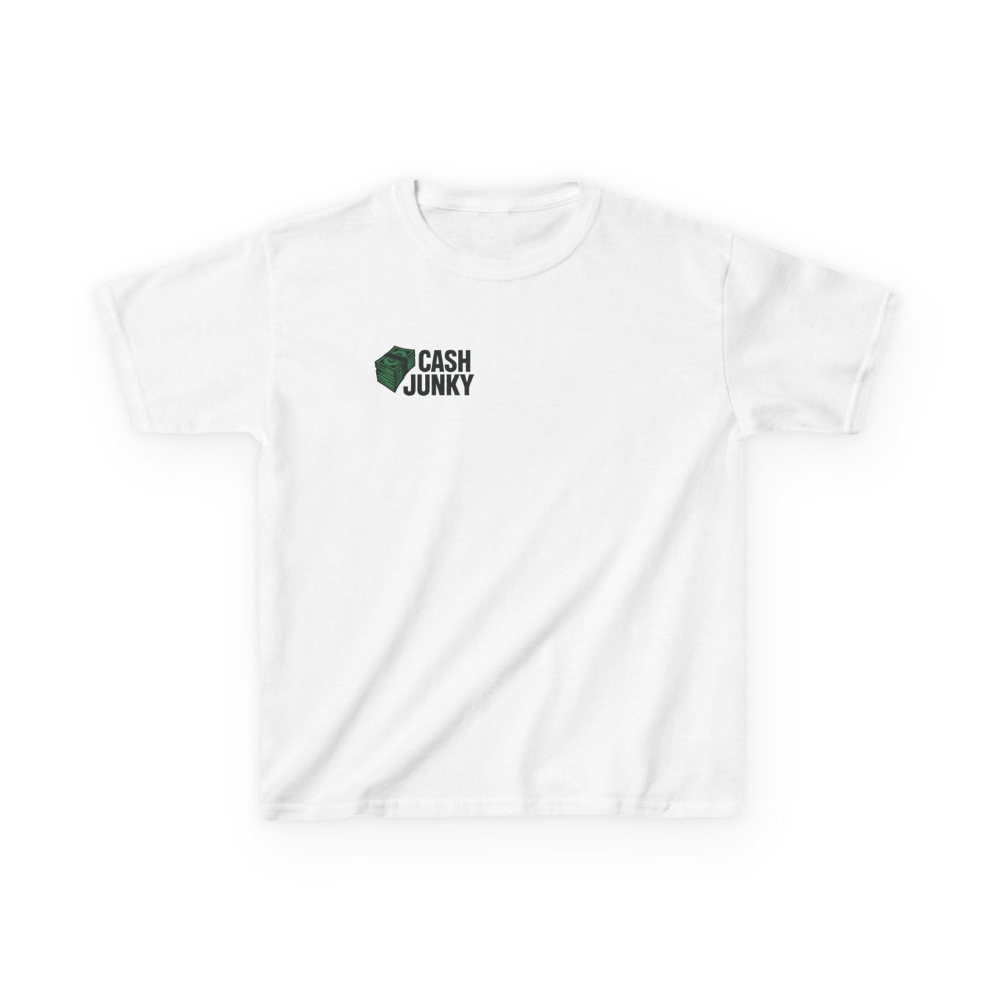 Cool Cash Junky Tee for Kids - Perfect Gift, Birthday, Everyday Wear, Comfortable Cotton, Trendy and Stylish