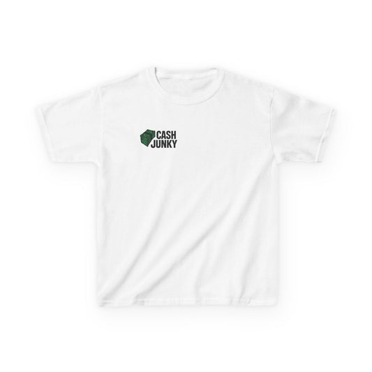 Cool Cash Junky Tee for Kids - Perfect Gift, Birthday, Everyday Wear, Comfortable Cotton, Trendy and Stylish