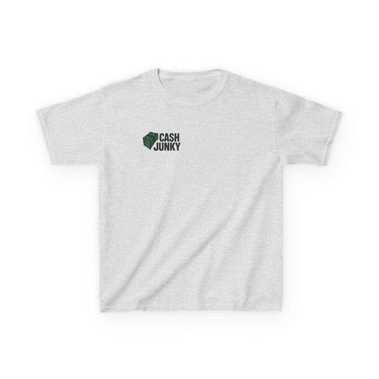 Cool Cash Junky Tee for Kids - Perfect Gift, Birthday, Everyday Wear, Comfortable Cotton, Trendy and Stylish