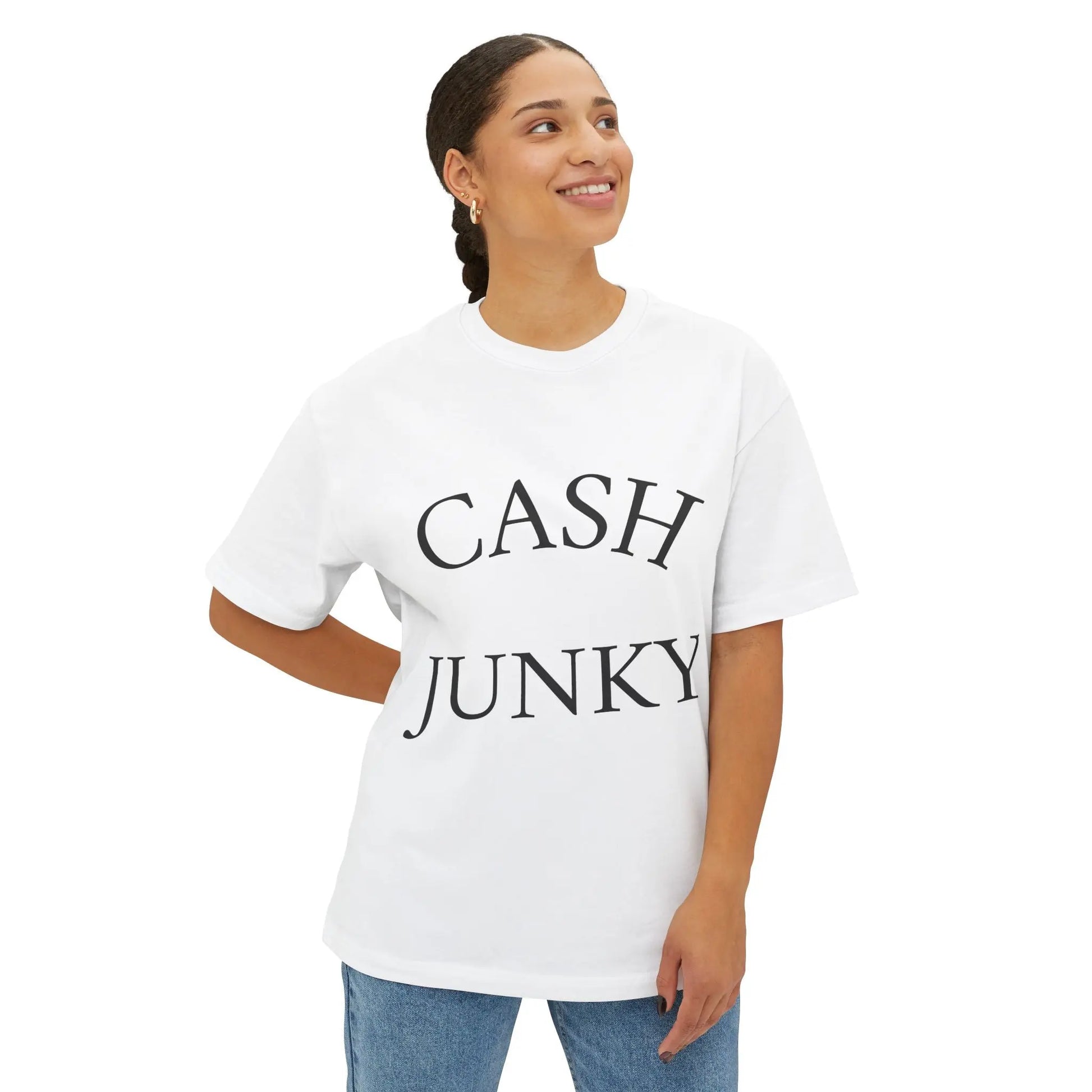 Oversized Tee - Amiri Style Design - Cash Junky