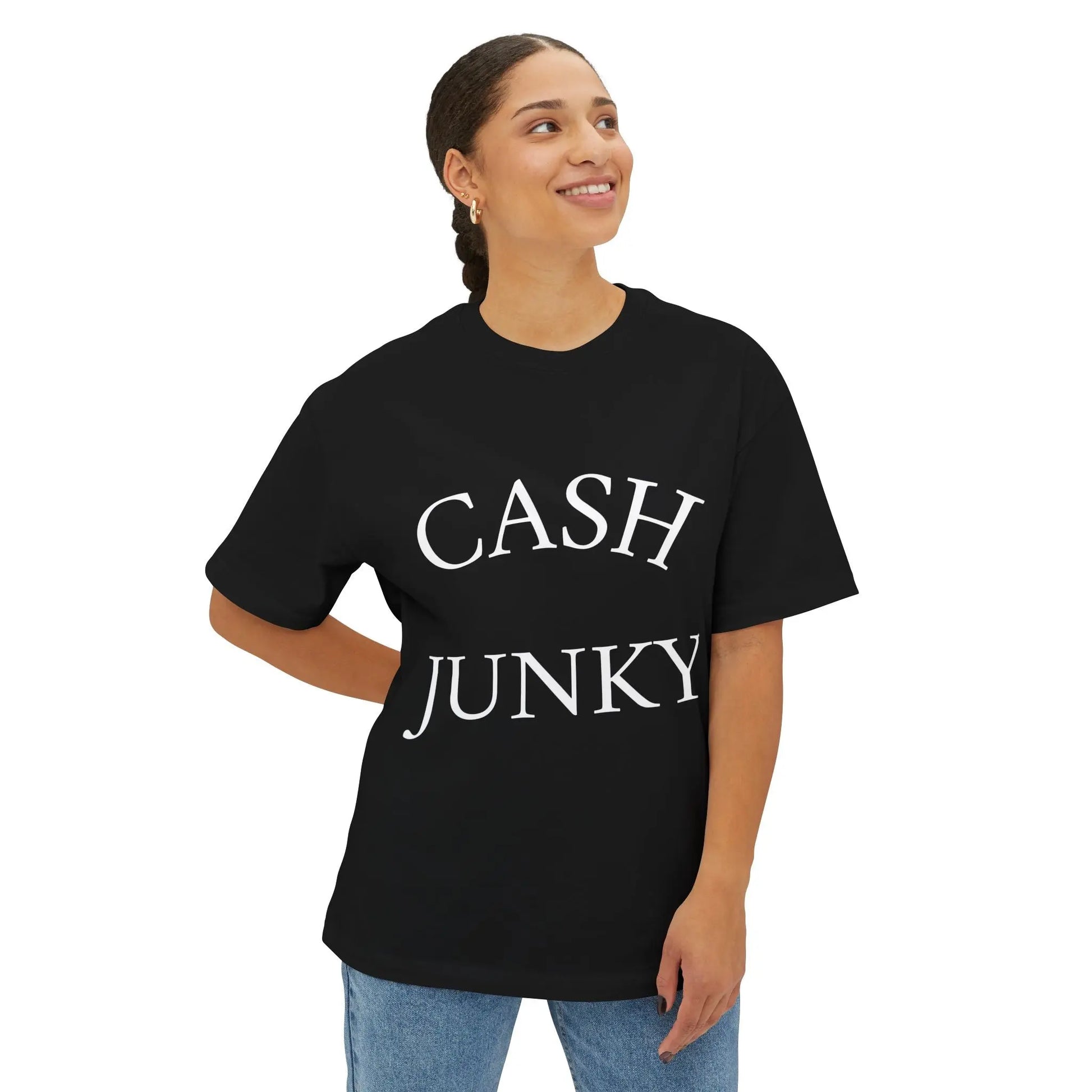 Oversized Tee - Amiri Style Design - Cash Junky